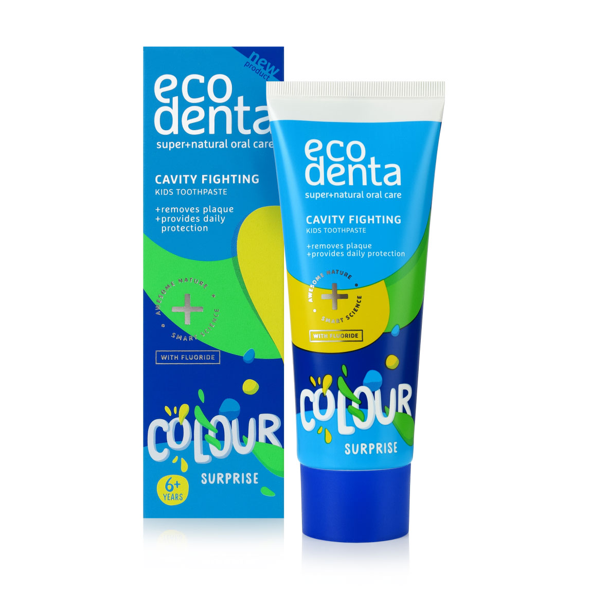 Дитяча зубна паста Ecodenta Cavity Fighting Kids Toothpaste, від 6 років, 75 мл
